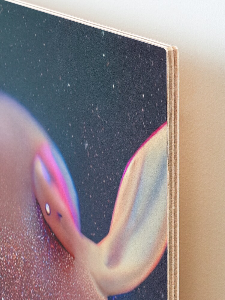 Alternate view of Space Deer Mounted Print