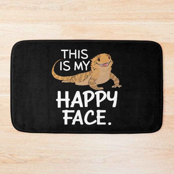 Item preview, Funny Bearded Dragon - This Is My Happy Face designed and sold by SunsetGloww.