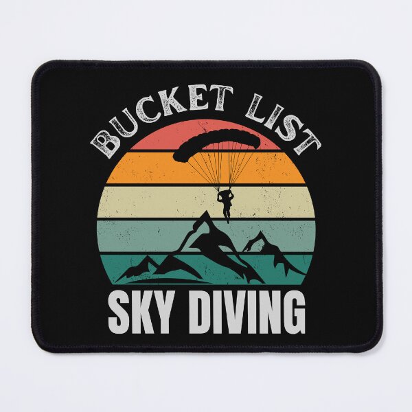 Item preview, Bucket List Sky Diving Vintage Skydiver Skydiving Parachute designed and sold by hassan-tee.