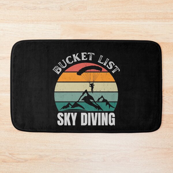 Item preview, Bucket List Sky Diving Vintage Skydiver Skydiving Parachute designed and sold by hassan-tee.