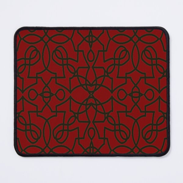 Item preview, Black and Red Geometric Line Pattern designed and sold by mrtraz.