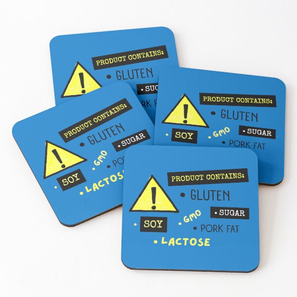 Item preview,  Product Contains Gluten, Sugar, Soy, Lactose, Pork, GMO designed and sold by trendingatees.