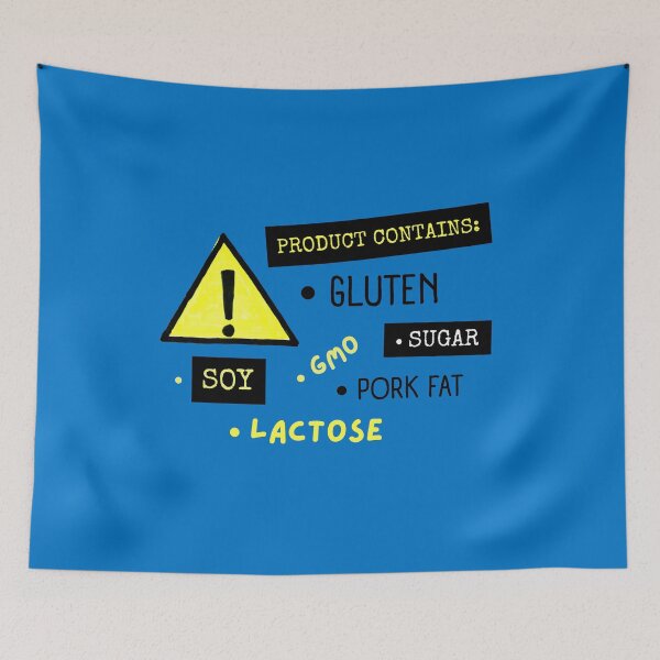 Item preview,  Product Contains Gluten, Sugar, Soy, Lactose, Pork, GMO designed and sold by trendingatees.