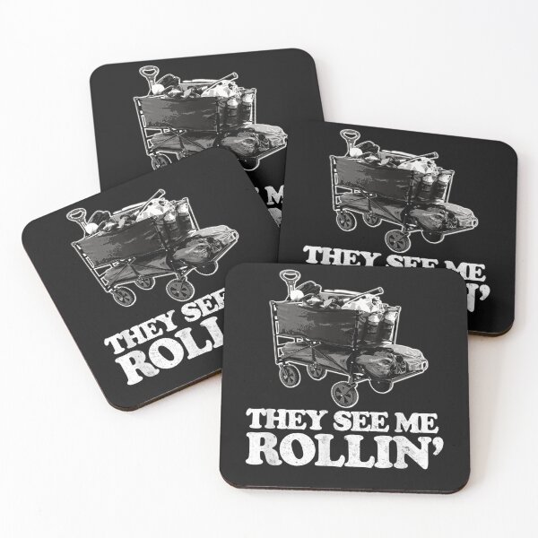 Item preview, They See Me Rollin, Funny Ballpark Wagon - Softball Baseball  designed and sold by martinegayla42.