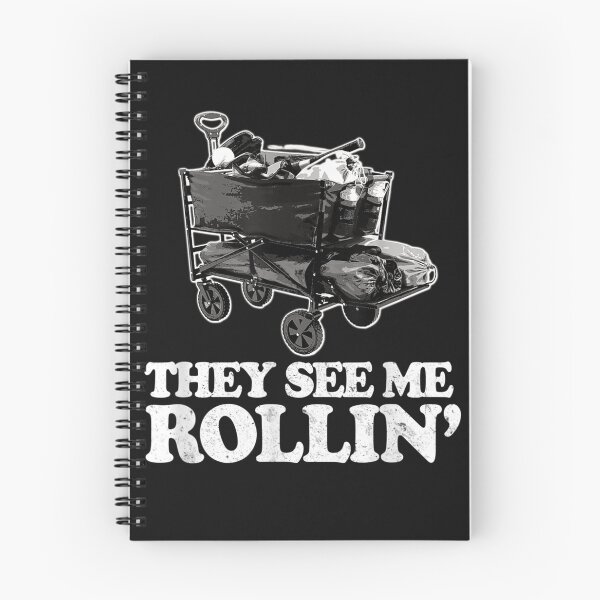 Item preview, They See Me Rollin, Funny Ballpark Wagon - Softball Baseball  designed and sold by martinegayla42.