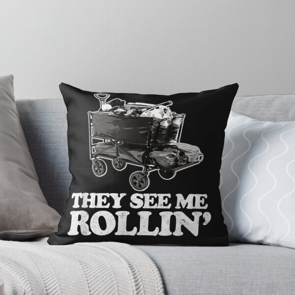 Item preview, They See Me Rollin, Funny Ballpark Wagon - Softball Baseball  designed and sold by martinegayla42.