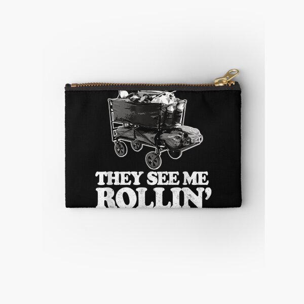Item preview, They See Me Rollin, Funny Ballpark Wagon - Softball Baseball  designed and sold by martinegayla42.