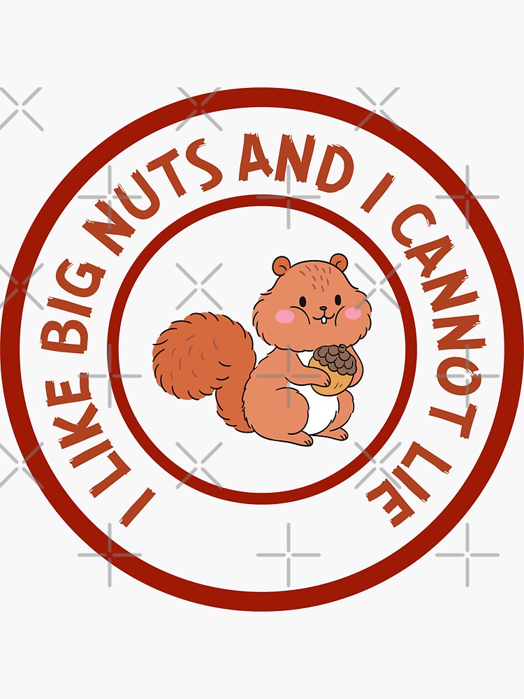 You're Nuts' Sticker