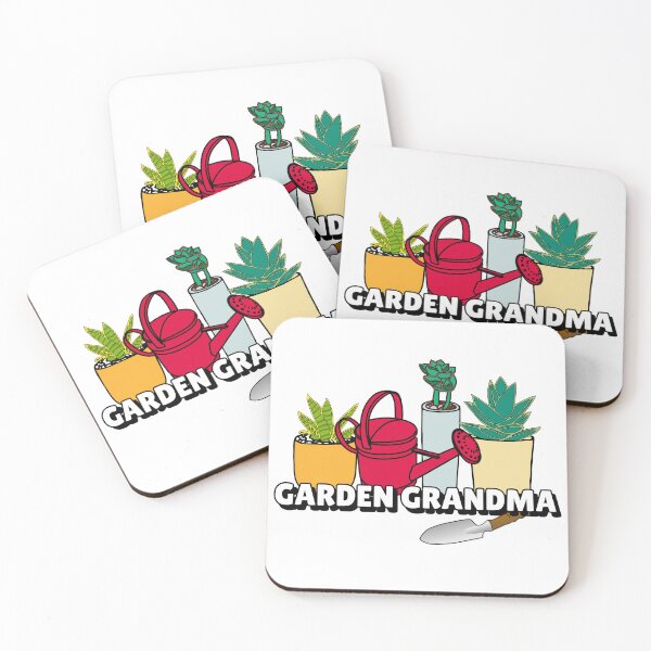 Item preview, Garden Grandma cartoon plants and watering can designed and sold by EllianhPi.