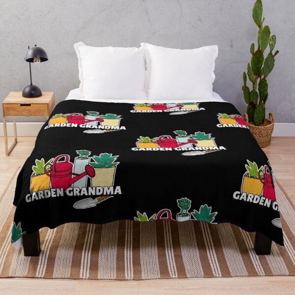 Item preview, Garden Grandma cartoon plants and watering can designed and sold by EllianhPi.