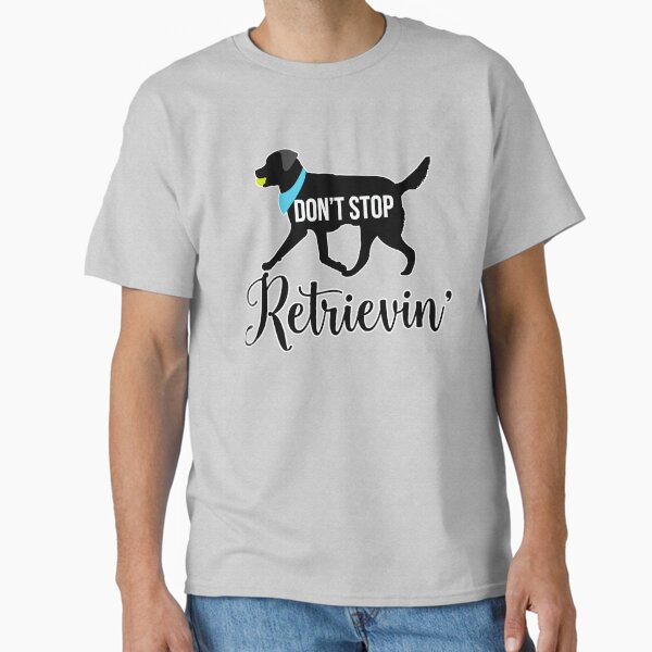 Black Lab Pattern in Teal Black Labs with Hearts Dog Patterns Classic T-Shirt