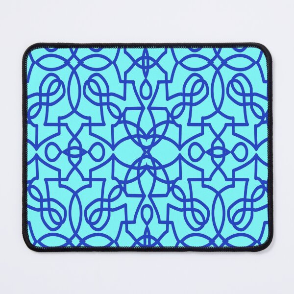Item preview, Blue On Blue Geometric Line Pattern designed and sold by mrtraz.