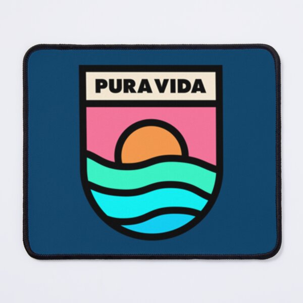 Item preview, Pura Vida Retro Badge Black Lines   designed and sold by CamrinDupler8.