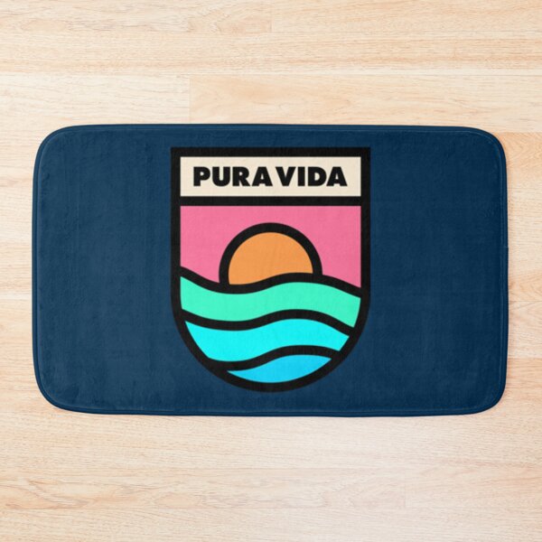 Item preview, Pura Vida Retro Badge Black Lines   designed and sold by CamrinDupler8.