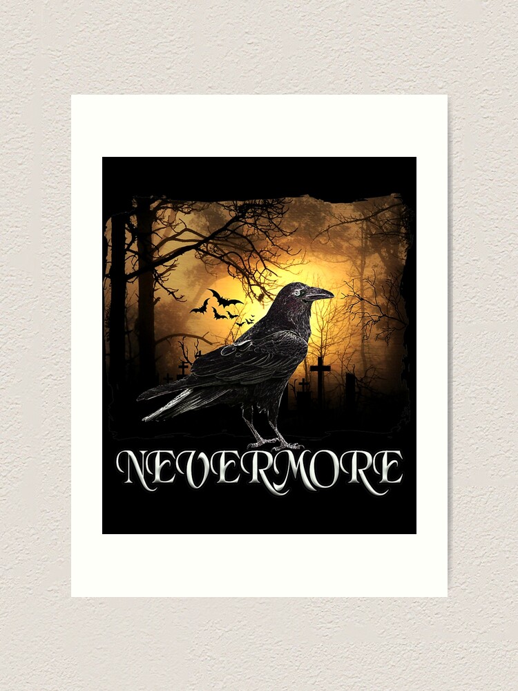 Spooky, Creepy Nevermore Raven Edgar Allan Poe Gift T-Shirt Spooky, Creepy Nevermore Raven Edgar Allan Poe Gift T-Shirt