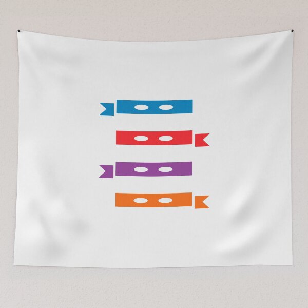 Item preview, Minimalist Ninja Turtle Masks designed and sold by Billi French Illustrations.