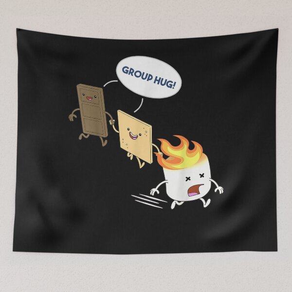 Item preview, Smores Campfire Marshmallows Roasting Funny Camping Bonfire  designed and sold by martinegayla42.