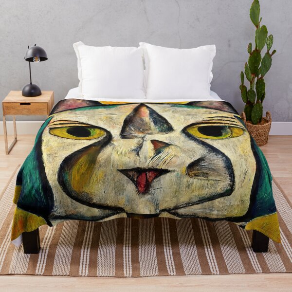 Item preview, Abstract Cat Head designed and sold by AM FineArtPrints.