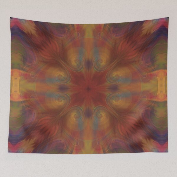 Item preview, Ornamental abstract colorexplosion designed and sold by marina63.