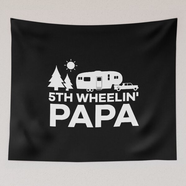 Item preview, Papa Camping 5th Wheel Camper RV Vacation Gift designed and sold by BennetJaco.