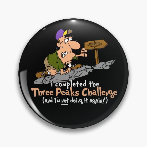 Item preview, I Completed The Three Peaks Challenge designed and sold by LegsMiserable.