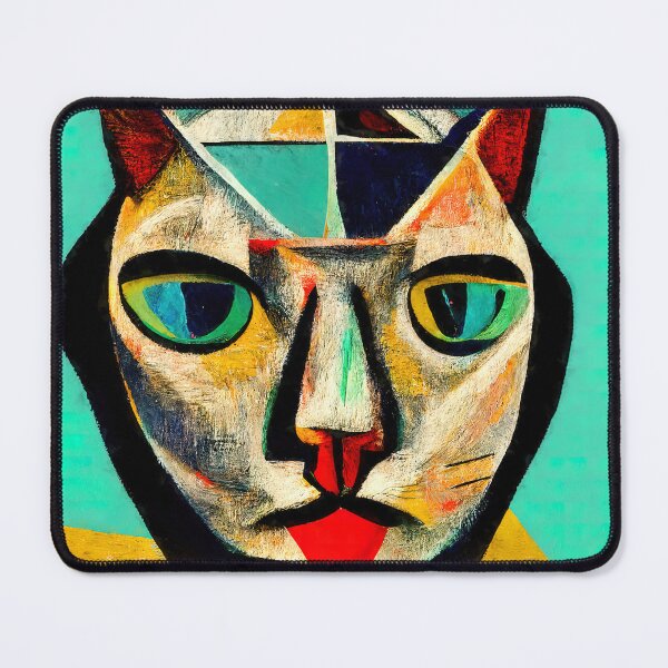 Item preview, Abstract Cat Head designed and sold by AM FineArtPrints.