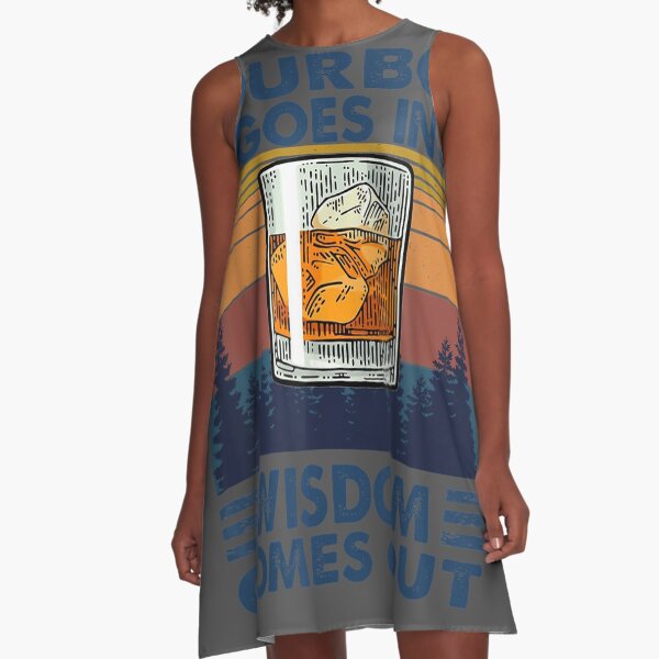Item preview, Bourbon Goes In Wisdom Comes Out Bourbon Drinking Lover  designed and sold by qazihen.