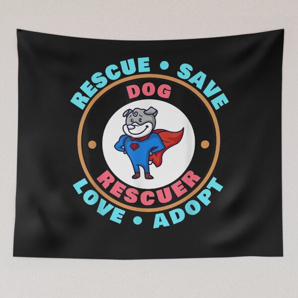 Item preview, Rescue Save Love Adopt - Dog Lovers Animal Rescuer  designed and sold by martinegayla42.