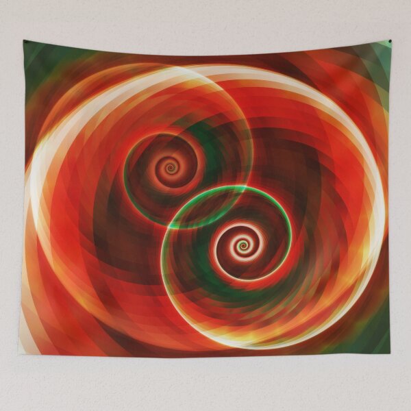 Item preview, Swirly Generated Dual Strange Attractors designed and sold by Rasendyll.