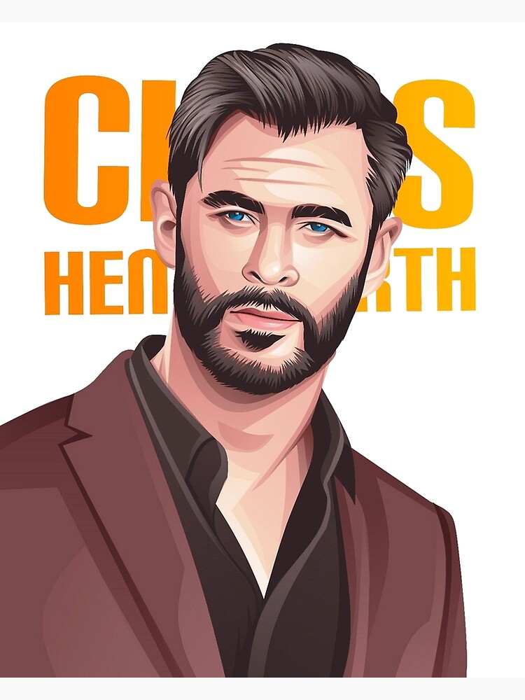"Chris Hemsworth" Poster for Sale by ArdianiDhanu Redbubble