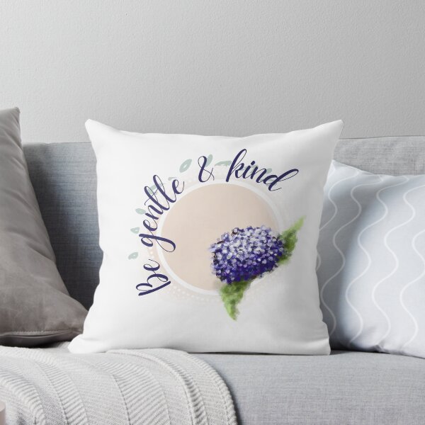Item preview, BE GENTLE & KIND MINIMALIST BEAUTIFUL HYDRANGEA DESIGN designed and sold by Iail Ioa.