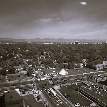 Artwork thumbnail, Stillness Gifts Small town view in Colorado - photography, wall art by stillnessgifts