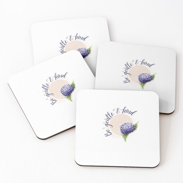Item preview, BE GENTLE & KIND MINIMALIST BEAUTIFUL HYDRANGEA DESIGN designed and sold by Iail Ioa.