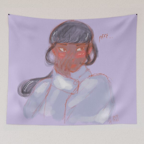 Item preview, Blushing black woman designed and sold by TeddyXElliott.