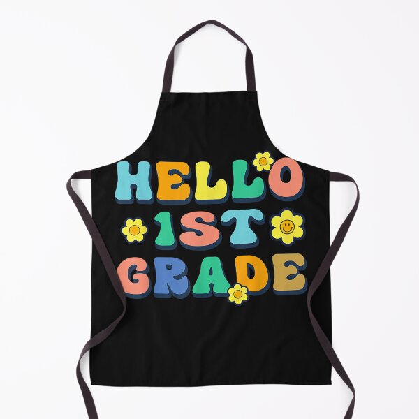 Item preview, Hello 1st Grade Teacher Groovy Vintage Back To School Funny designed and sold by martinegayla42.