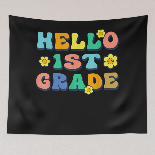 Item preview, Hello 1st Grade Teacher Groovy Vintage Back To School Funny  designed and sold by martinegayla42.
