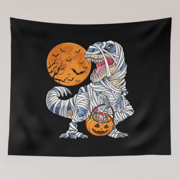 Item preview, Halloween Dinosaur T rex Mummy Pumpkin designed and sold by MalloWilli.