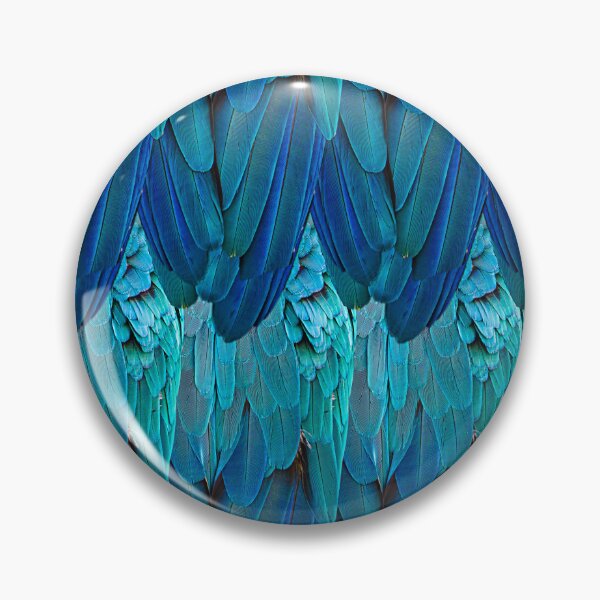Item preview, Cool macaw feather design in blue designed and sold by MarionsArt.