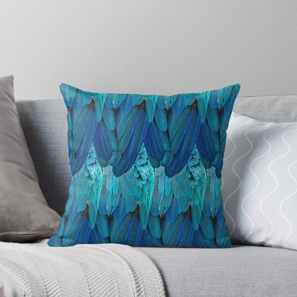 Item preview, Cool macaw feather design in blue designed and sold by MarionsArt.