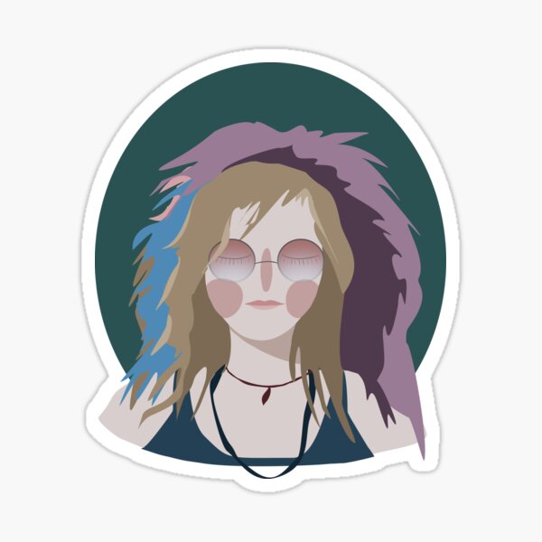 Janis Joplin Sticker