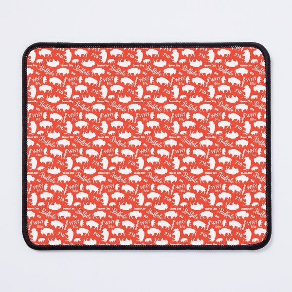 Item preview, Buffalo New York WNY 716 BuffaLove Pattern White and Red designed and sold by Art by Jess.