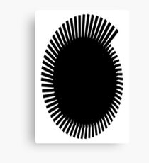 black brush Canvas Print