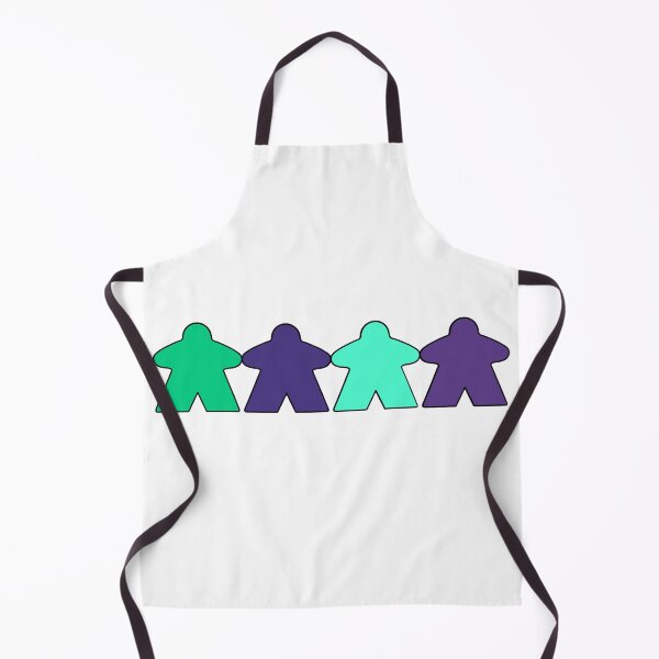 Item preview, Purple and Green Meeples designed and sold by Leah Haas.