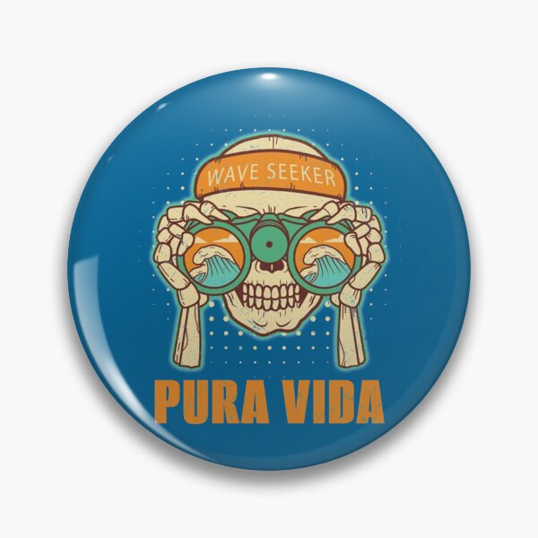 Item preview, Pura Vida Surfing Skeleton Costa Rica Trip Summer    designed and sold by CamrinDupler8.