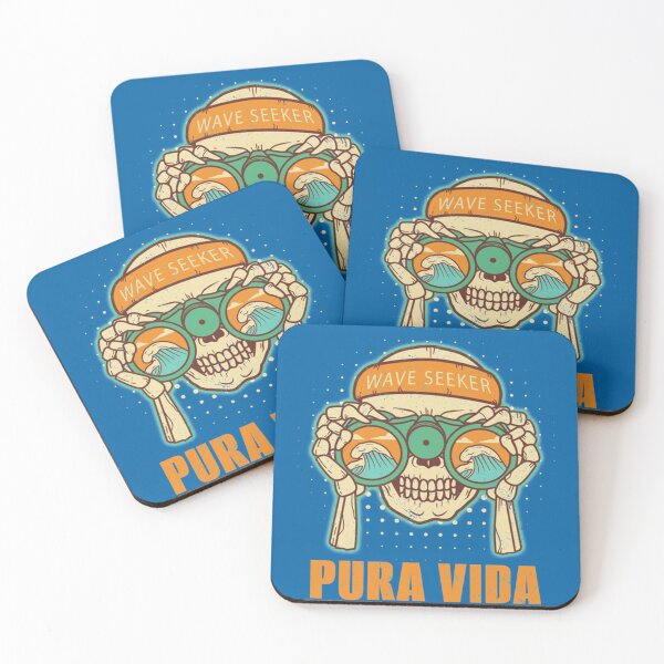 Item preview, Pura Vida Surfing Skeleton Costa Rica Trip Summer    designed and sold by CamrinDupler8.