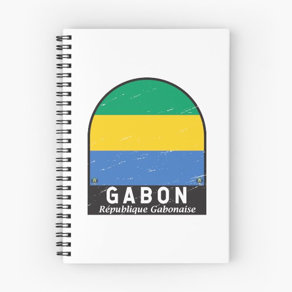 Item preview, Gabon Flag Emblem Distressed Vintage designed and sold by KrisSidDesigns.