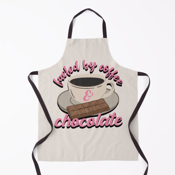 Item preview, Pink Fueled By Coffee And Chocolate Fun Slogan designed and sold by TrulyEpoque.