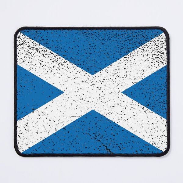 Item preview, Distressed Scottish Saltire Saint Andrews Cross Flag Design designed and sold by MacPean.