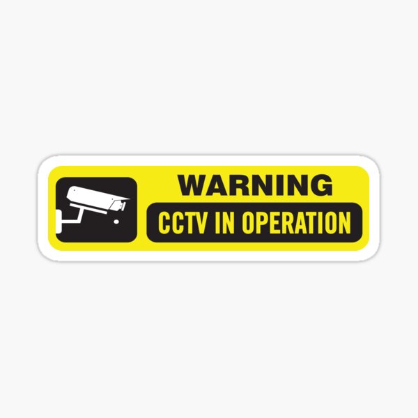 Item preview, CCTV IN OPERATION - YELLOW designed and sold by BuxomBabe21.