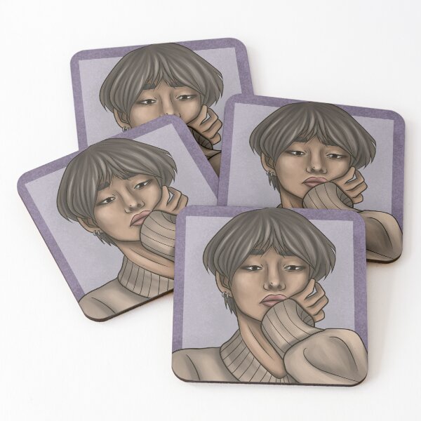 Item preview, Soft Kim Taehyung semirealistic style designed and sold by lordmooh.